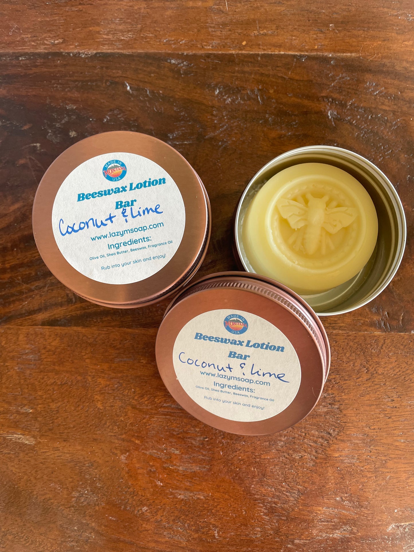 Coconut & Lime Solid Lotion Bar